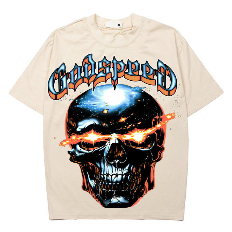 2026 American high street hip-hop street interstellar shock T-shirt
