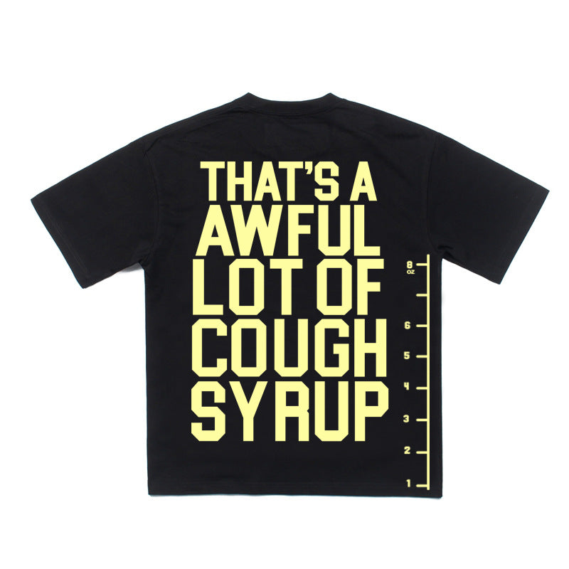 2026 American High Street New Style Short-sleeved Letter T-shirt