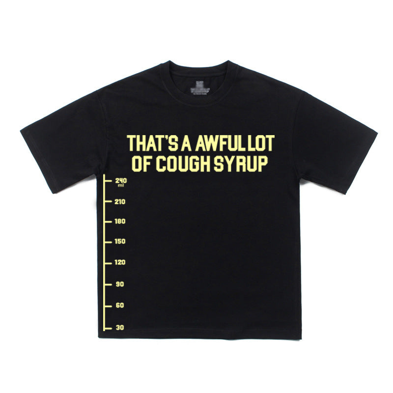 2026 American High Street New Style Short-sleeved Letter T-shirt