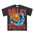 2026 American-style washed distressed edgy and versatile T-shirt