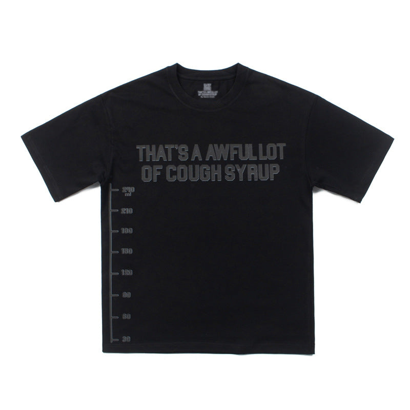 2026 American High Street New Style Short-sleeved Letter T-shirt