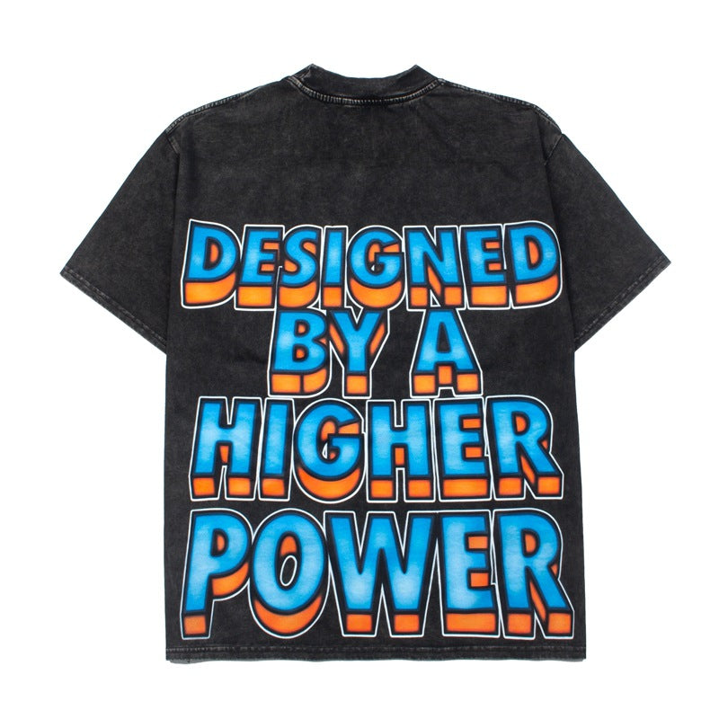 2026 American high street hip-hop street interstellar shock T-shirt