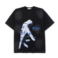 2026 American high street style washed distressed retro T-shirt