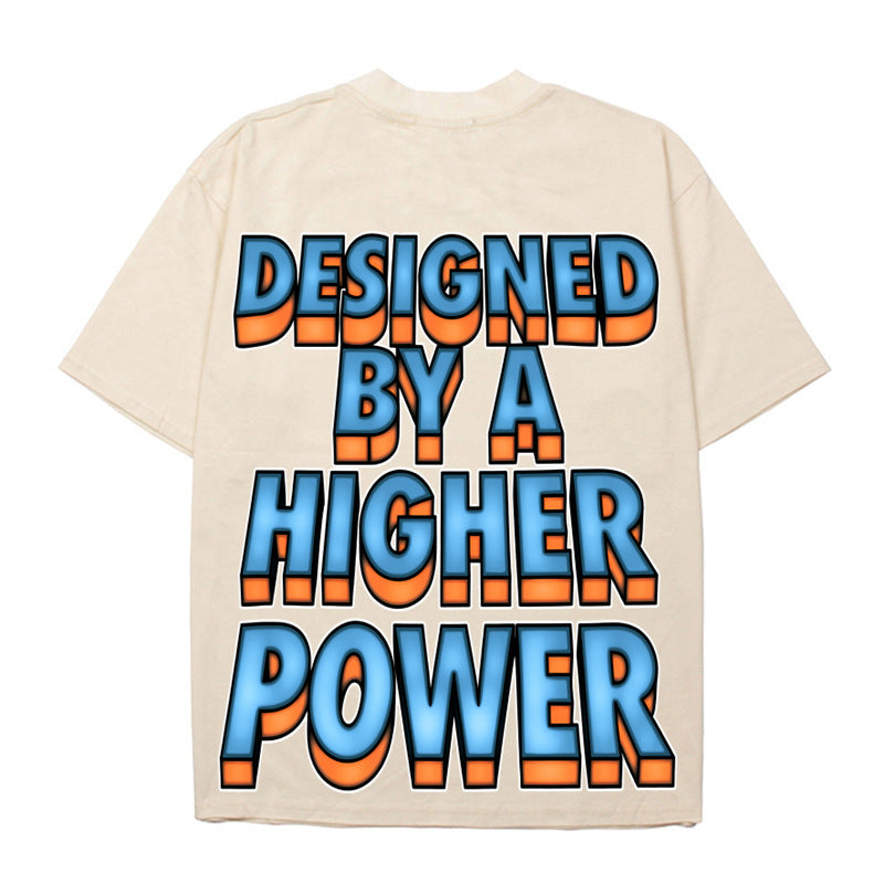 2026 American high street hip-hop street interstellar shock T-shirt