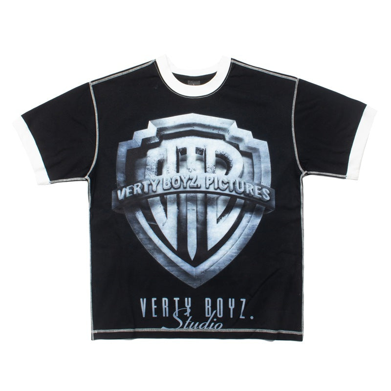 2026 European and American street style hip-hop T-shirt