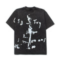 2026  American High Street Retro Faded Portrait Washed T-shirt