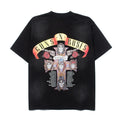 2026 American Spring/Summer New Skull and Rose Print T-shirt